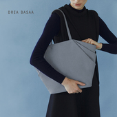 托特包时尚 DREA BASAA半山罗马系列横款 单肩大容量通勤真皮手提包