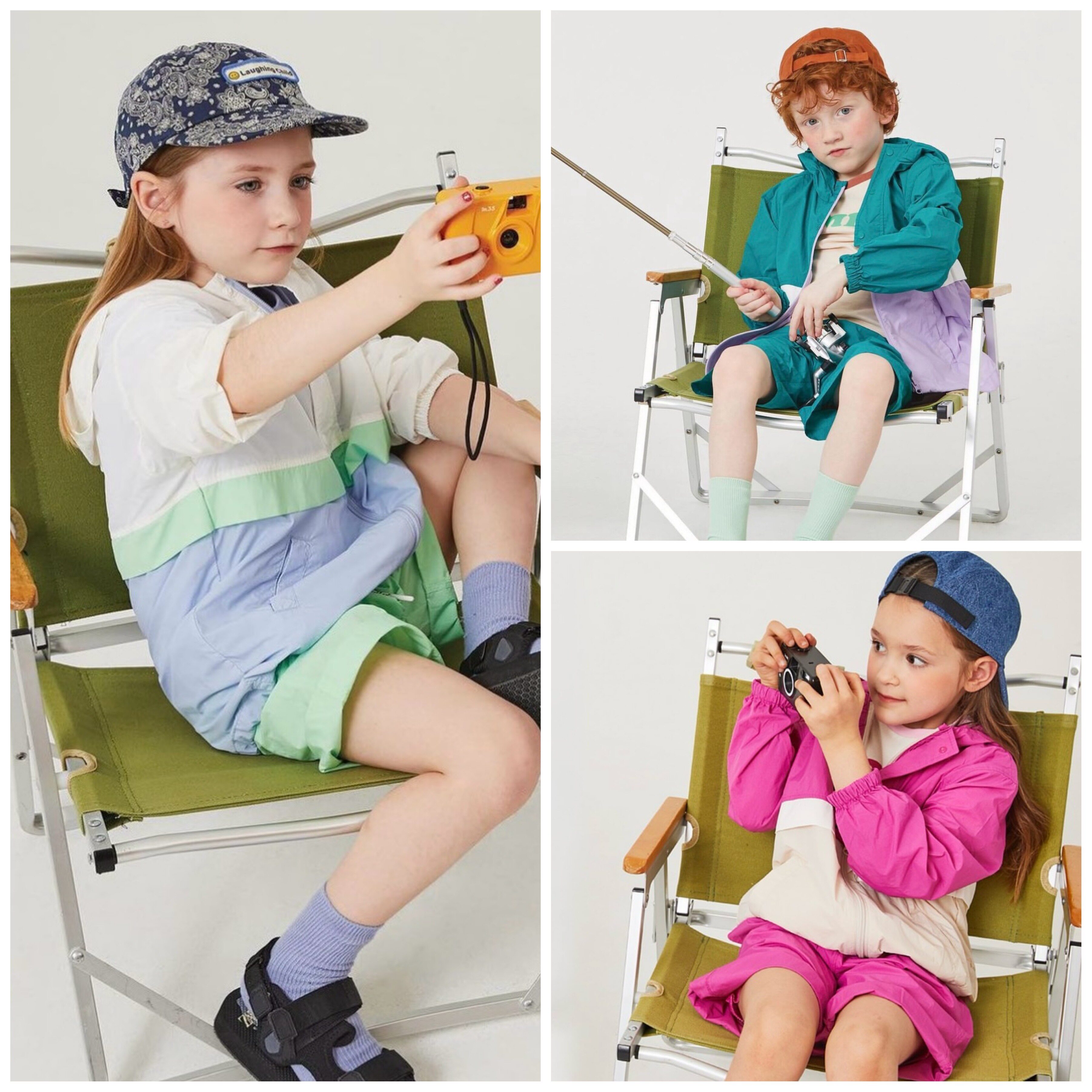 包邮！110-140码出口韩夏男女童薄软三色拼色连帽防晒外套皮肤衣