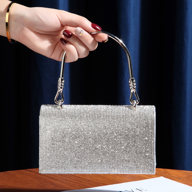 晚宴包烫钻小包时尚单肩斜挎