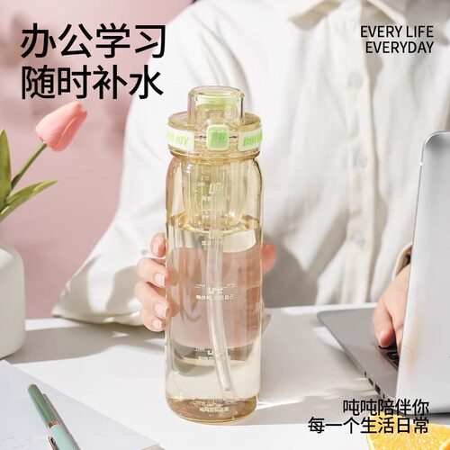 PPSU吨吨儿童双饮吸管杯