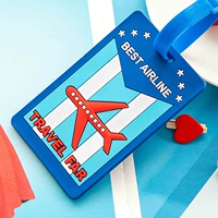 Чемодан, синий самолет