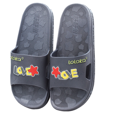 路路佳情侣PVC防滑软底拖鞋