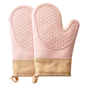 展艺防烫手套隔热硅胶加厚烤箱微波炉砂锅厨房专用烘焙耐温防滑