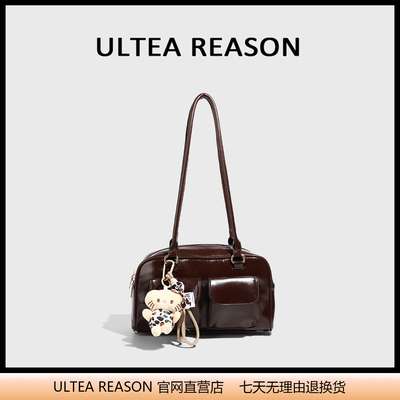 高级感小众百搭轻奢单肩保龄球包