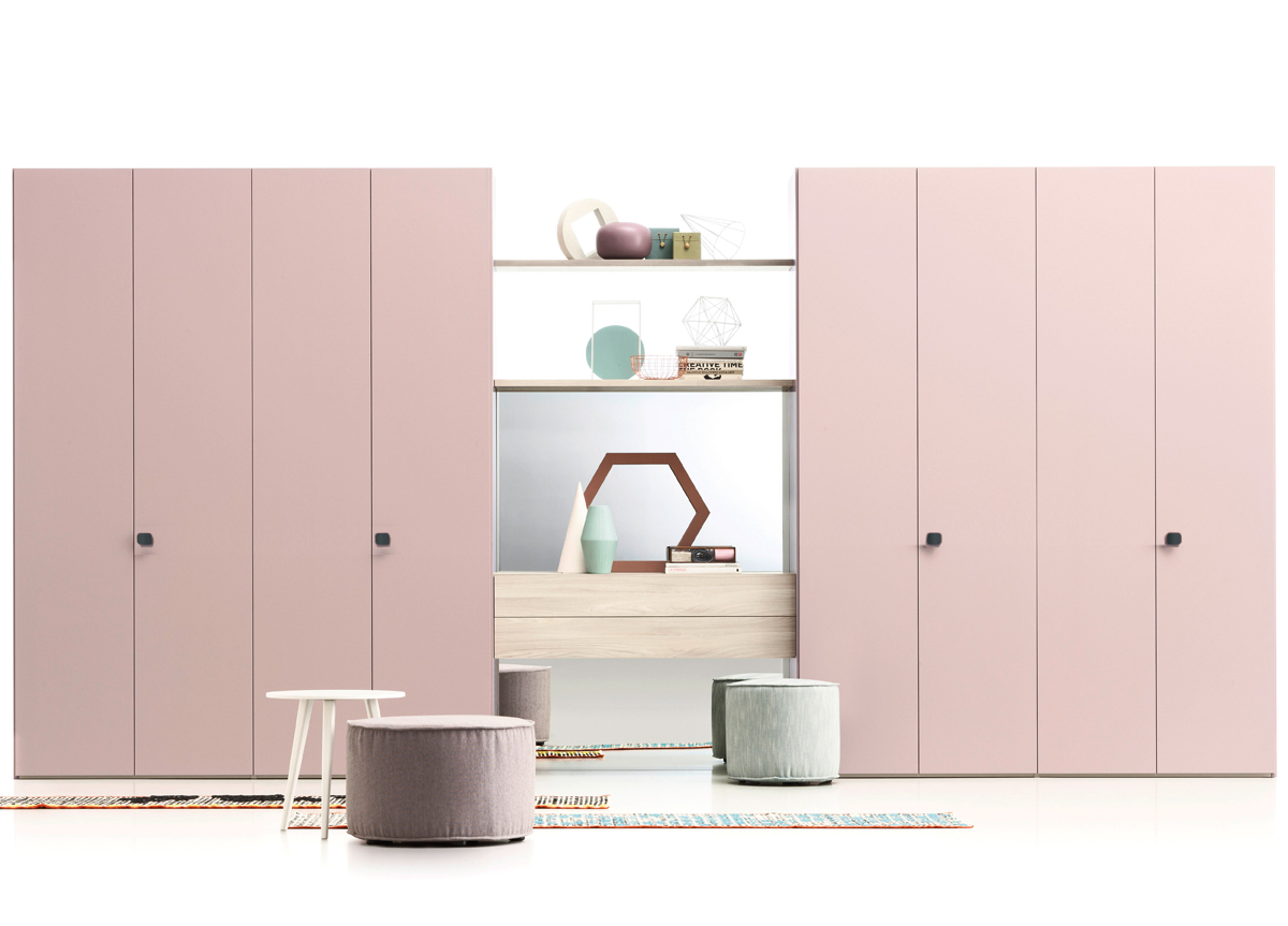 梳妆台一体全屋家具大衣柜定制