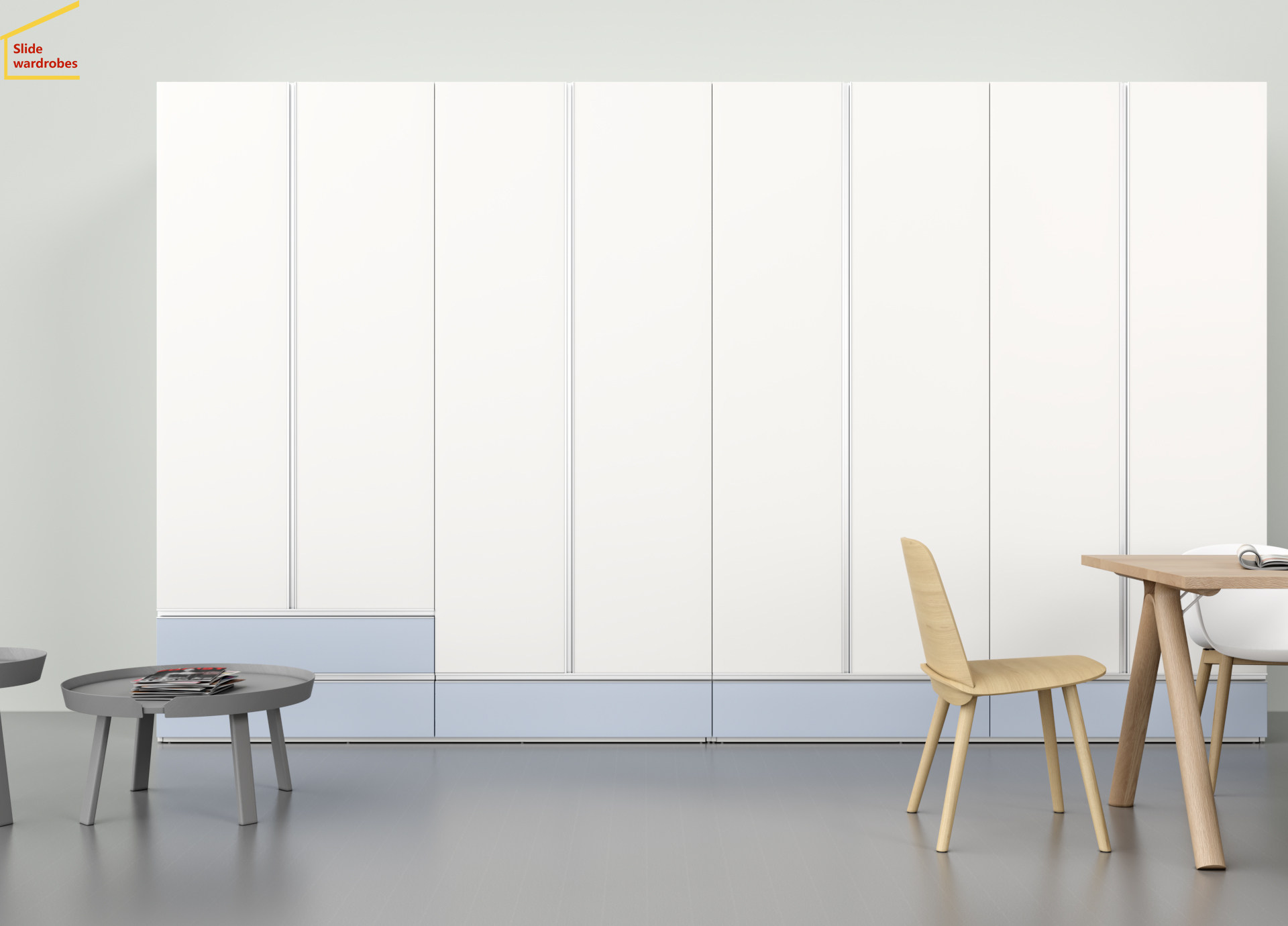 包邮E0级板北欧现代简约经济型平开门木质卧室家具定做整体衣柜