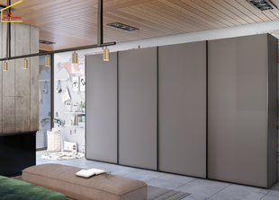 定制新款卧室移门推拉门简约组合衣橱环保儿童衣柜木质收纳储物柜