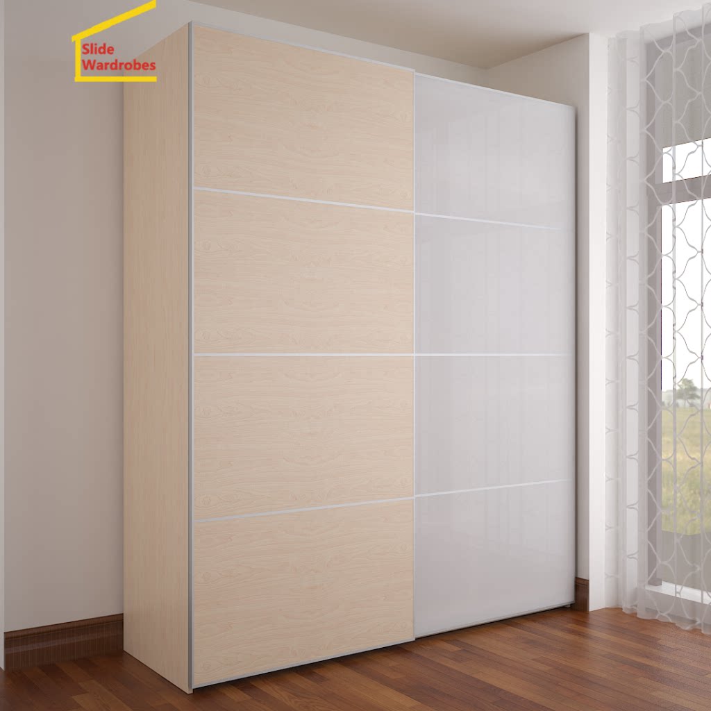 新款定制镜面移门推拉门钢琴烤漆门三门衣柜板式木质衣橱北欧全屋