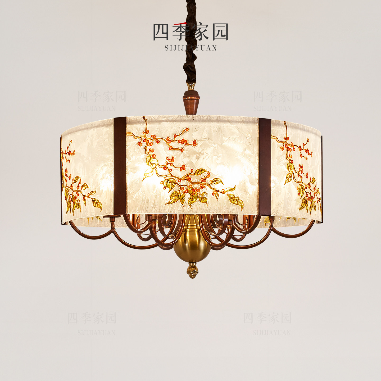 宋代美学客厅主灯复古高级感中古风主卧室吊灯中国风书房美式灯具,家装灯饰光源,客厅吊灯,淘宝优惠券,粉丝福利购,淘宝优惠卷