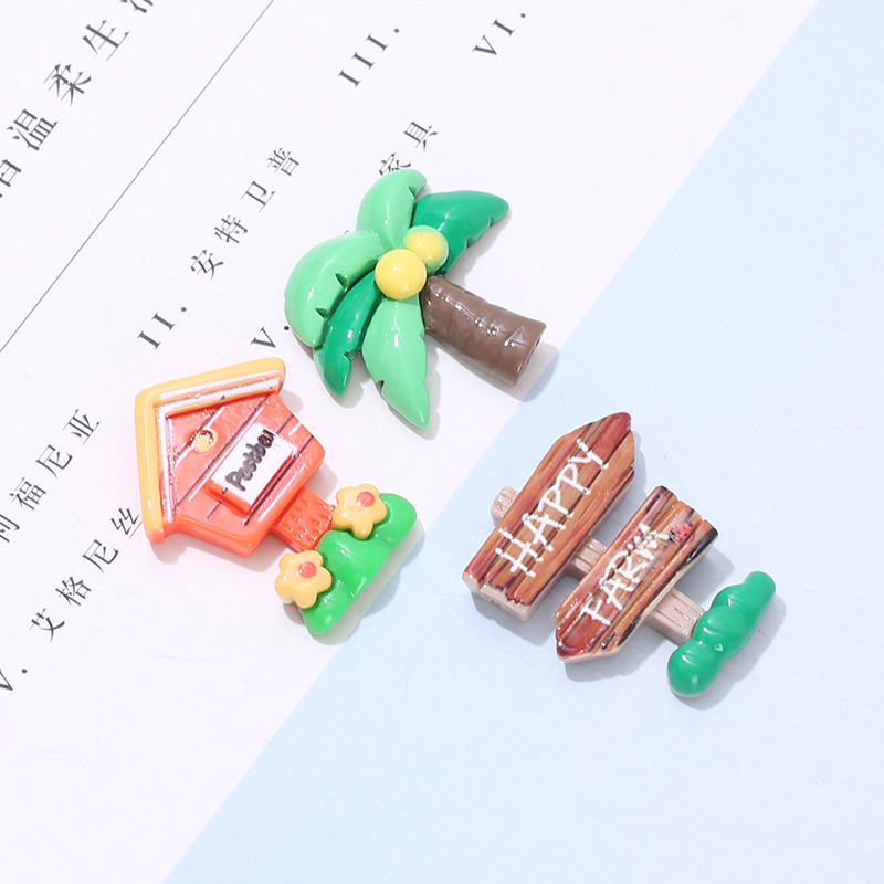 俏妮妮椰子树信箱路牌