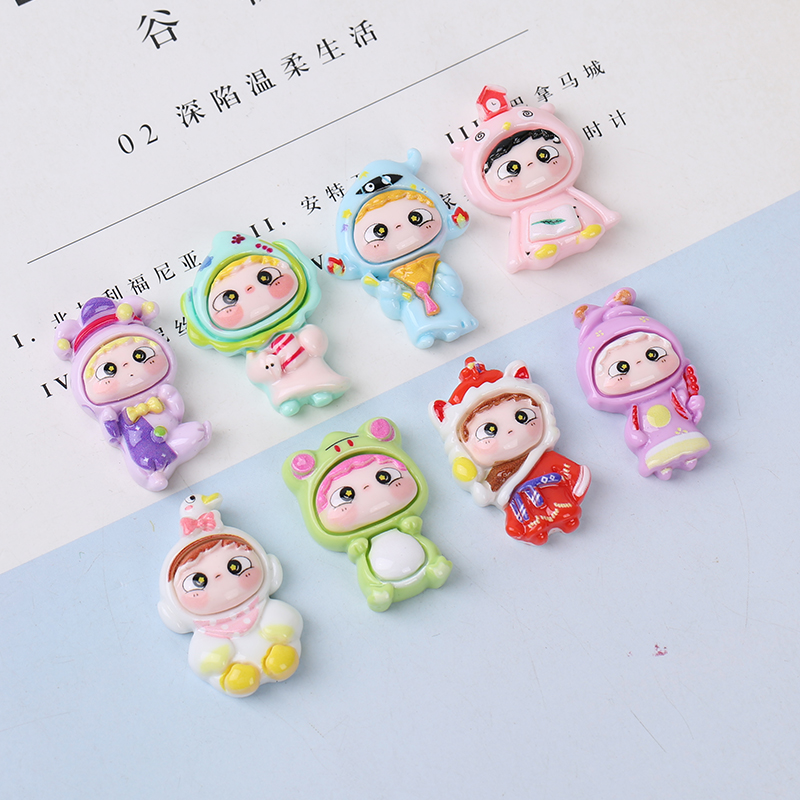 亮面胖嘟嘟可爱动物娃娃造型