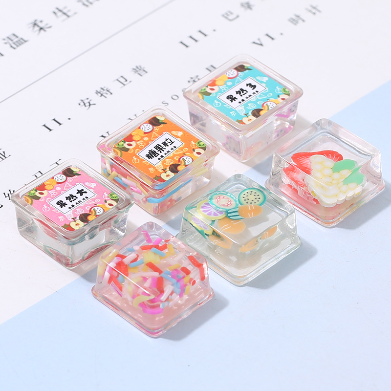 俏妮妮树脂果然多糖粒水果盒