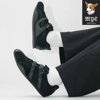 彪马Puma H-Street Equestrian黑色复古魔术贴一脚蹬休闲鞋406838