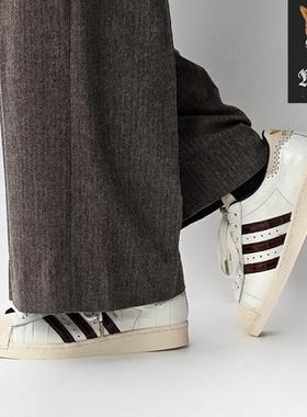 阿迪达斯Adidas x Wales Bonner Superstar 联名舒适板鞋 KH8797