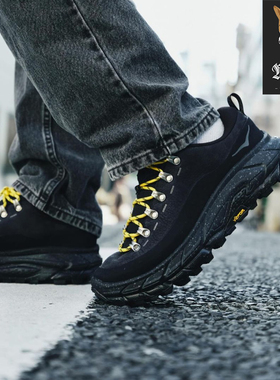 HOKA ONE ONE TOR SUMMIT 系列户外皮革拼接耐磨徒步登山休闲鞋