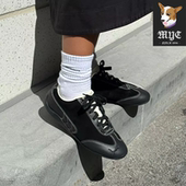 406226 彪马PUMA 机车感皮质拼接T头薄底赛车鞋 Icons Speedcat