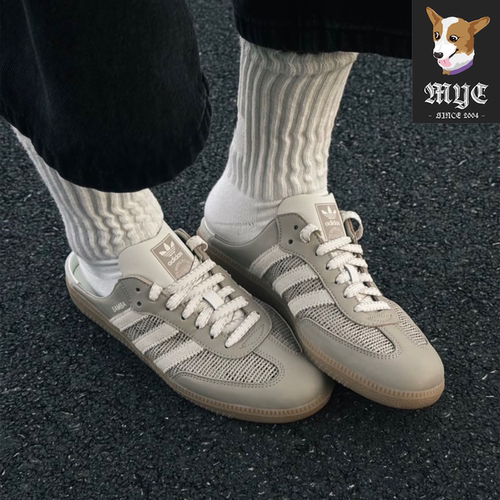 Adidas阿迪达斯SAMBA Mule 经典三叶草T头包头一脚蹬拖鞋 HP5050
