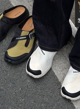 SALOMON RX SLIDE 3.0 NOMAD 轻量耐磨防滑休闲舒适透气包头拖鞋