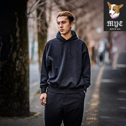 Fresh Service LIGHT OZ PULLOVER HOODIE 男款连帽纯色休闲卫衣