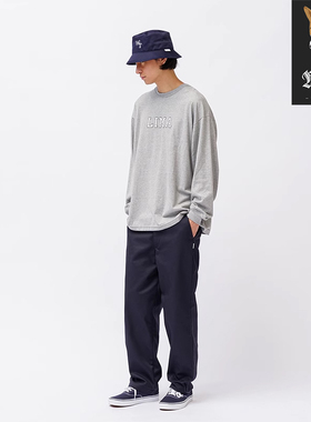 【折扣】WTAPS ISSUE/LS/CTPL 衣袖字母印花休闲宽松长袖T恤 24AW