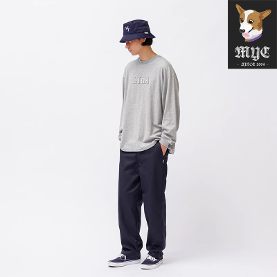 【折扣】WTAPS ISSUE/LS/CTPL 衣袖字母印花休闲宽松长袖T恤 24AW