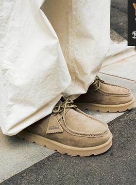 其乐Clarks eare Walla 复古百搭纯色厚底男款休闲鞋26182841