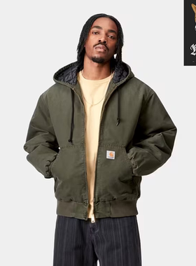 Carhartt WIP OG Active 男女通用连帽纯色保暖卫衣夹克 25AW