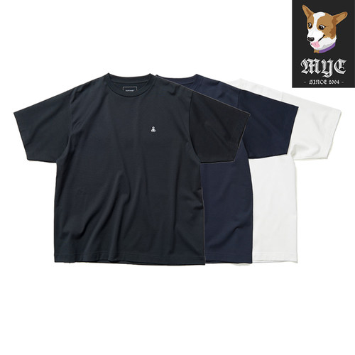 SOPHNET.短袖纯色刺绣字母男女t