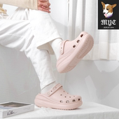 Crush 洞洞鞋 Clog 厚底沙滩鞋 泡芙多色纯色男女同款 卡骆驰Crocs