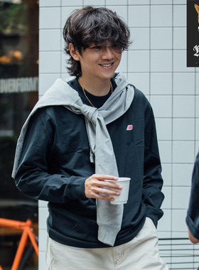 New Balance x TEDDY美产男女复古休闲长袖套头卫衣T恤MT21541/2