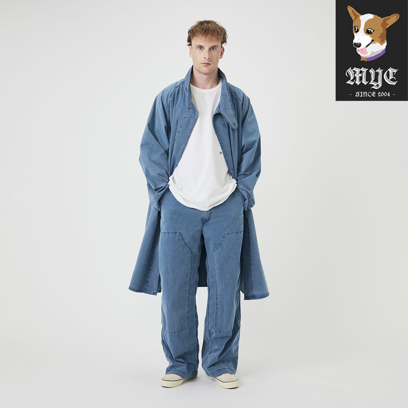 NANAMICA Indigo Weather Deck Pants宽松直筒休闲抽绳牛仔裤26SS