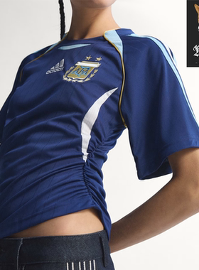 阿迪达斯Adidas TERRACE JERSEY 阿森纳男女文化球衣短袖T KE2289