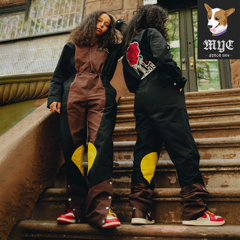 耐克Jordan x Teyana Taylor 联名玫瑰刺绣logo男女短袖T恤背心