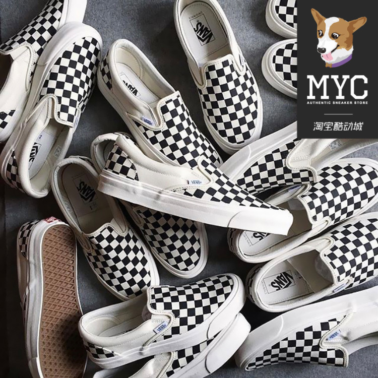 ¡¾MYC¡¿·¶Ë¹VANS SLIP ON VAULT¸ß¶ËÆåÅ̸ñÄÐÅ®·«²¼Ð¬VN000UDFF8L