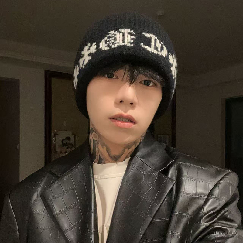 2025新款韩版百搭针织毛线帽男款