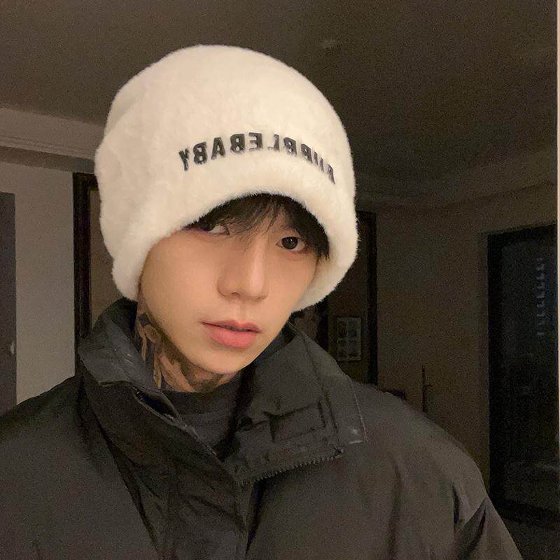 帽子男2024新款冬季大头围防风保暖毛绒堆堆套头棉帽加绒加厚防寒,服饰配件/皮带/帽子/围巾,帽子,淘宝优惠券,粉丝福利购,淘宝优惠卷