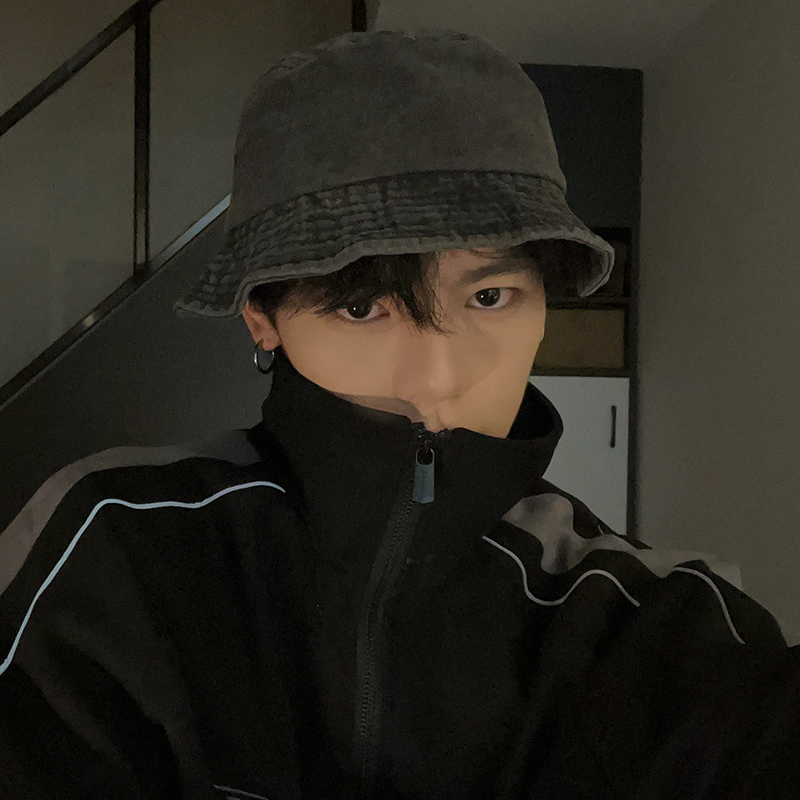 短檐渔夫帽男款春夏帽子男2025