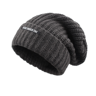 2024新款帽子男士秋冬季保暖毛线帽大头围针织帽潮牌冬天堆堆冷帽