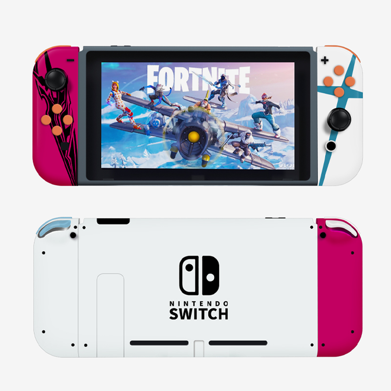 任天堂switch oled改装壳joycon魔改手柄壳NS彩色按键改装壳硬壳_虎窝淘