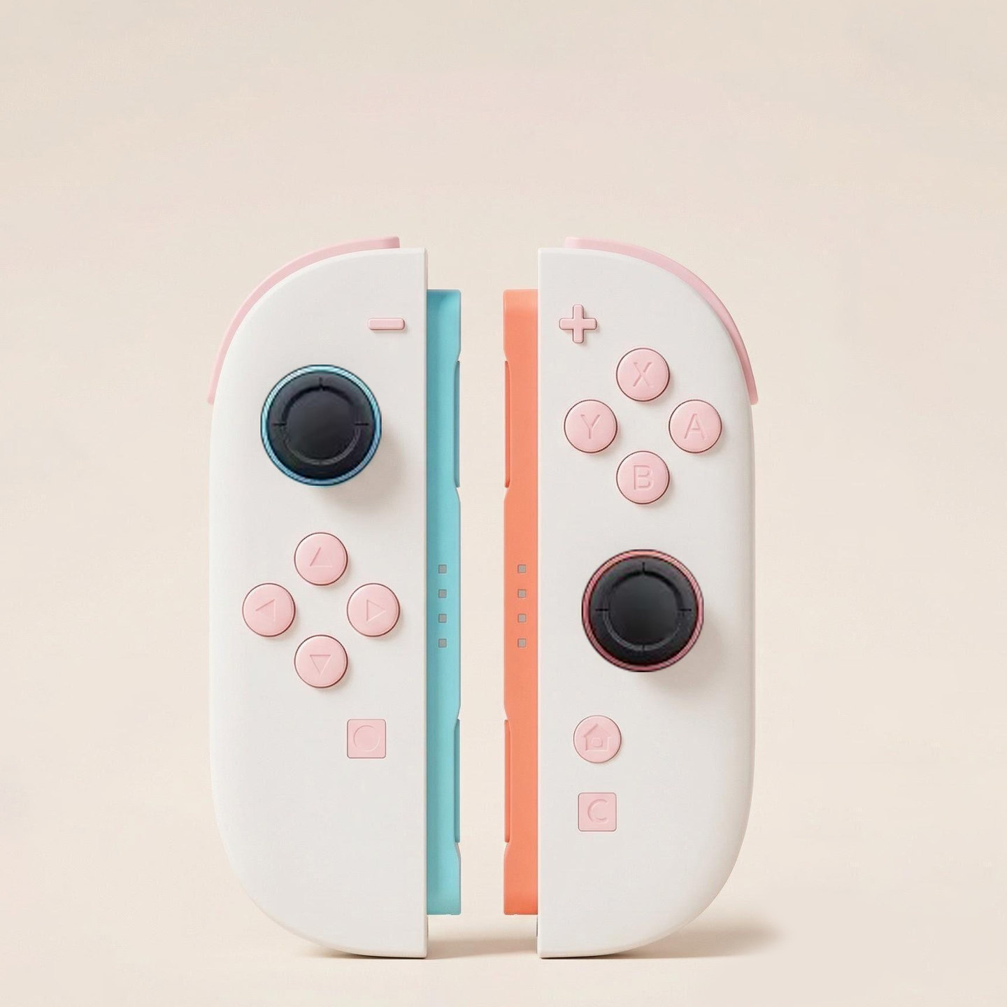 【JOEFANS】适用于Switch 2左右手柄改色JoyCon2替换壳白色磨砂壳