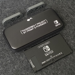 机壳ns限定底座 Frgmt藤原浩皮卡丘收纳包改装 任天堂switch oled