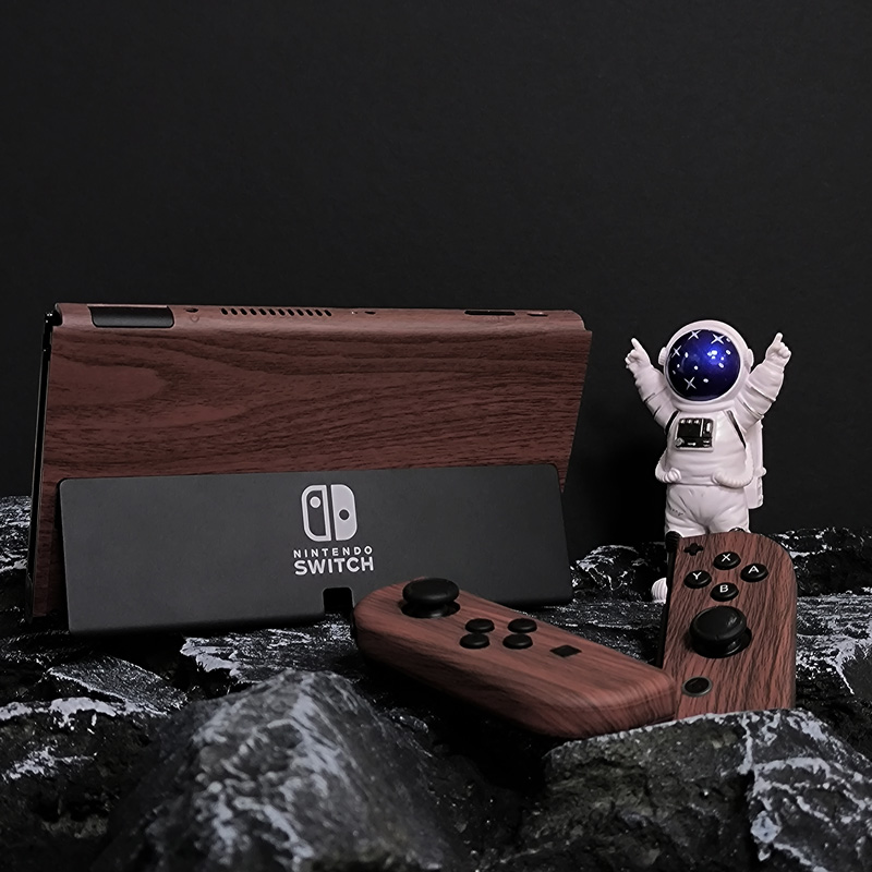 鼎游电玩OLED木纹改装壳