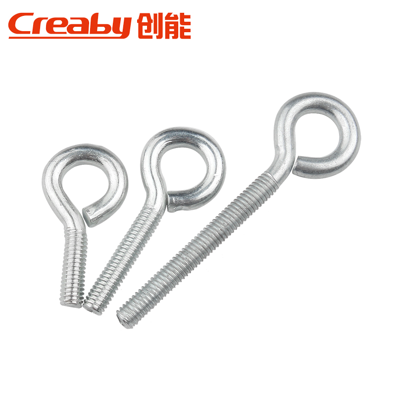 铁白锌吊环螺丝闭口羊眼机丝圆环手拧螺栓机牙螺杆M3M4M5M6M8M10