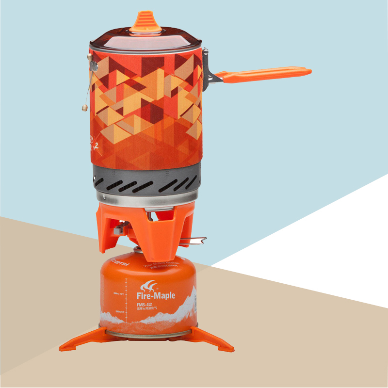 一体户外火枫锅炉野餐露营集热锅