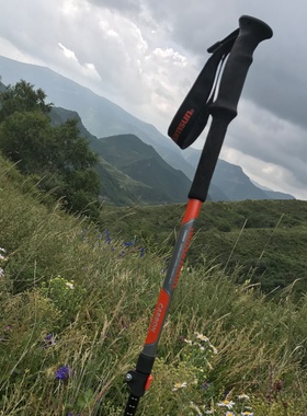 鲁滨逊猎人碳素外锁户外登山杖T3H碳纤维轻量化户外徒步手杖露营