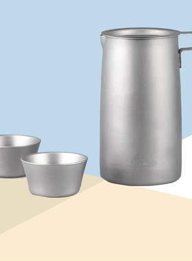火枫般若泡茶器户外钛茶具钛合金钛壶FMP-T320轻量化野营野餐茶具