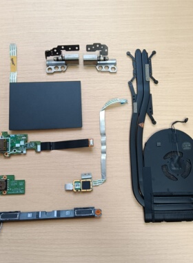 适用ThinkPad P15S T15 Gen1 P53S T590风扇 USB 网卡板 指纹屏轴