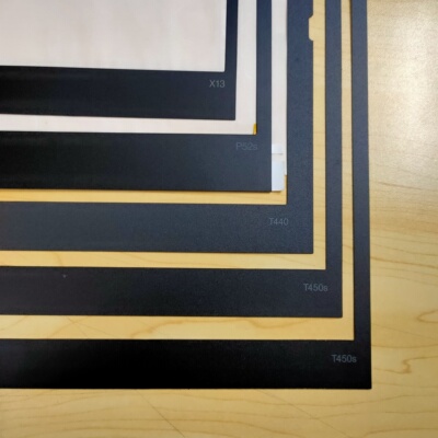 联想Thinkpad X13 P52S T440 T440S T450S T460S T470S B壳屏框贴