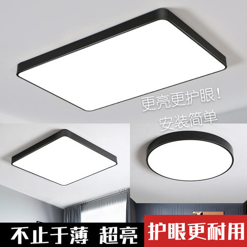 铁艺led吸顶灯客厅卧室护眼简约