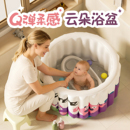 便携式 婴儿充气浴盆新生儿浴池可折叠儿童洗澡盆宝宝泡澡沐浴桶